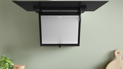 Bosch Series 4 DWK67FN60B - Black Chimney Extractor Hood - A+ energy