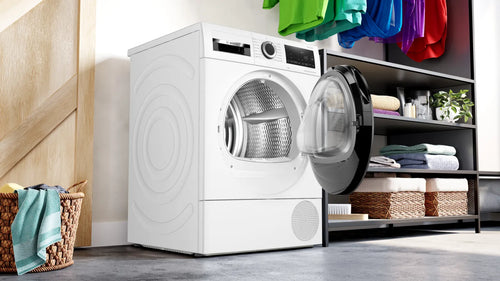 Bosch WQG245A0GB - White 9KG Dryer - A+++ energy
