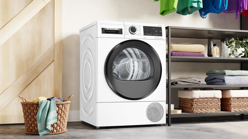 Bosch Series 6 WQG245A0GB - White 9KG Dryer - A+++ energy