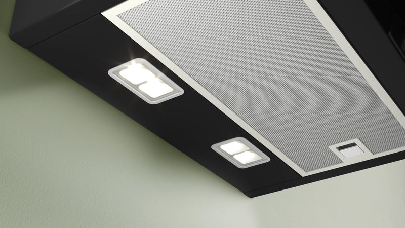 Bosch Series 4 DWK67FN60B - Black Chimney Extractor Hood - A+ energy