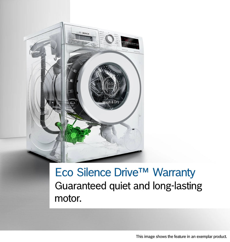 Bosch Series 8 WNC25410GB - White 10.5KG/6KG Washer Dryer - 1400 RPM - A/D energy