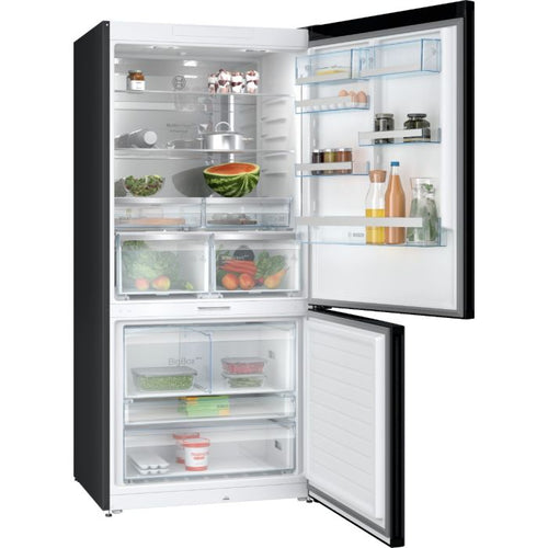 Bosch KGP86AXB0N - Black Steel Fridge Freezer - 621L - B Energy