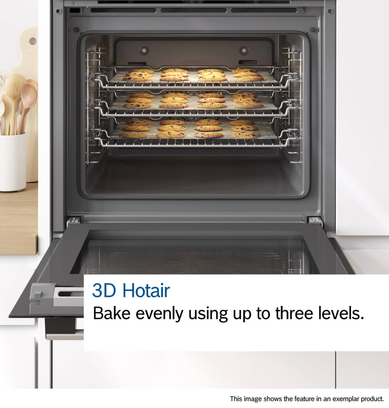 Bosch Series 6 MBA578BS7B - Stainless Steel Double Oven - 71L/34L - A Energy
