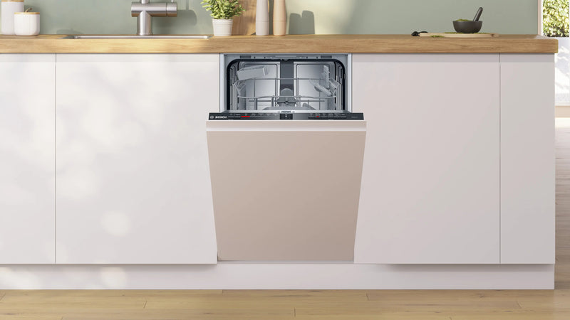 Bosch SPV2HKX02G - Fully Integrated Slimline Dishwasher - 10 Place Settings - D Energy Rating