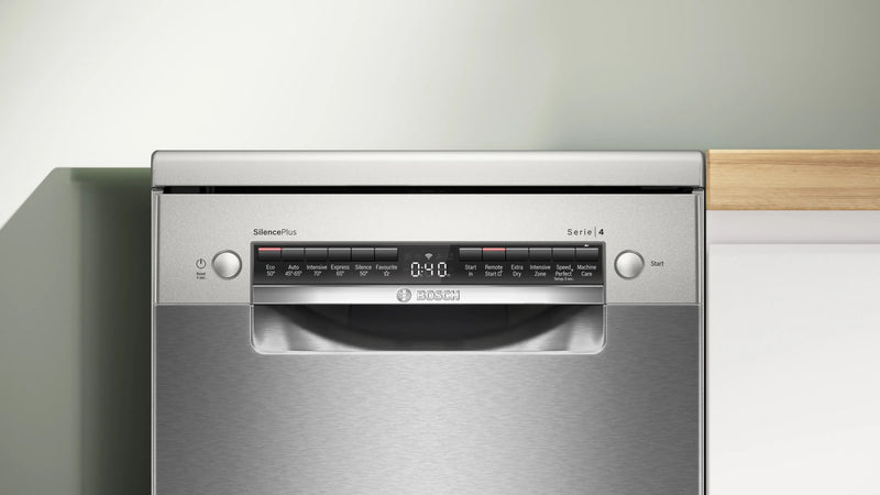 Bosch Series 4 SPS4HMI49G - Silver Freestanding Dishwasher - E energy