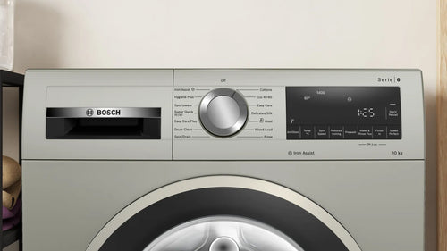 Bosch WGG254ZSGB - Silver Freestanding 10KG Washing Machine - 1400 RPM - A energy