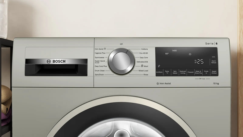 Bosch Series 6 WGG254ZSGB - Silver Freestanding 10KG Washing Machine - 1400 RPM - A energy