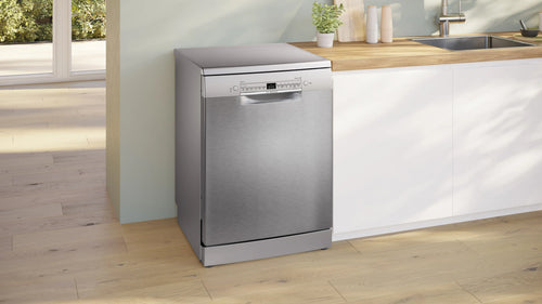 Bosch Series 2 SMS2HVI67G - Silver Freestanding Dishwasher - D energy