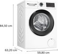 Bosch Series 6 WGG254Z0GB - White Freestanding 10KG Washing Machine - 1400 RPM - A energy