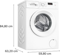 Bosch Series 2 WGE03408GB - White Freestanding 8KG Washing Machine - 1400 RPM - A energy