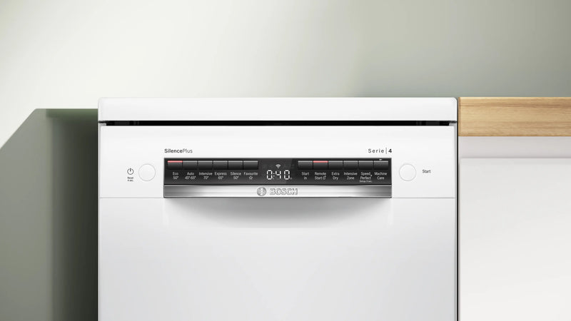 Bosch Series 4 SPS4HMW49G - White Freestanding Dishwasher - E energy