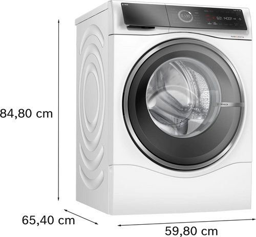 Bosch Series 8 WNC25410GB - White 10.5KG/6KG Washer Dryer - 1400 RPM - A/D energy