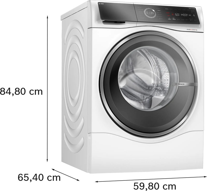 Bosch Series 8 WNC25410GB - White 10.5KG/6KG Washer Dryer - 1400 RPM - A/D energy