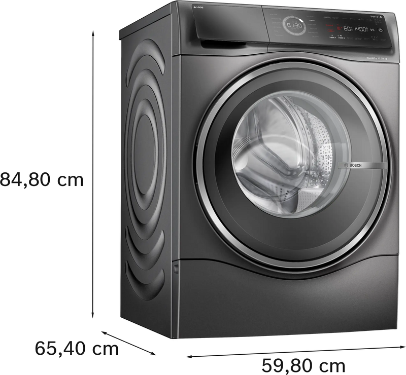 Bosch Series 8 WNC254ARGB - Graphite 10.5KG/6KG Washer Dryer - 1400 RPM - A/D energy