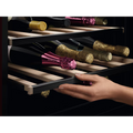 AEG NKW8P21KAB - Black 18 Bottle Wine Cooler - 45cm Integrated