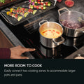 AEG TH84CB03FB - Black Vented Induction Hob - 81cm - A+ Energy