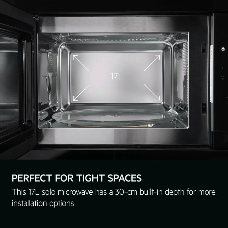 AEG OB6GM171SB - Black Built-In Microwave - 17L - Grill Function