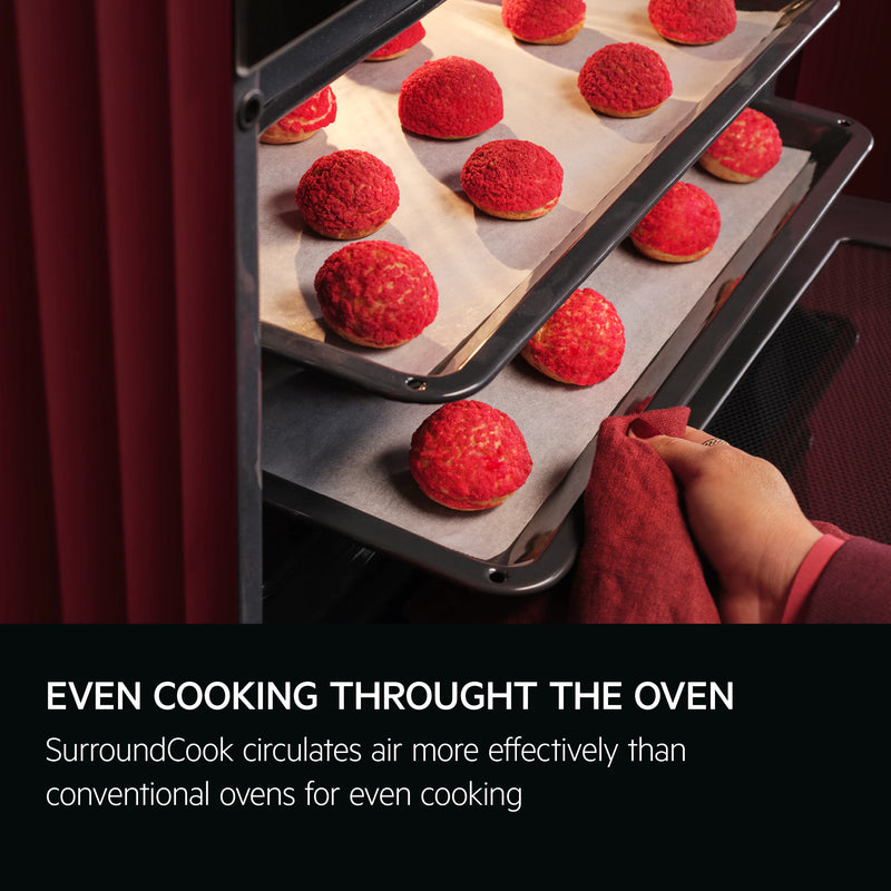 AEG TK6NK501B - Black Single Oven - 44L Compact Microwave Combination