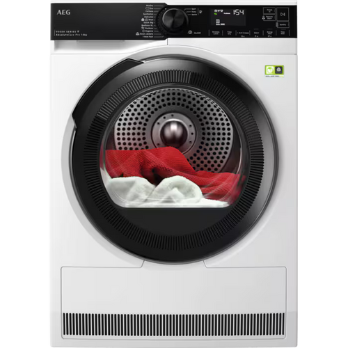AEG TR948V4BC - White 8KG Heat Pump Tumble Dryer - Freestanding - A+++ Energy