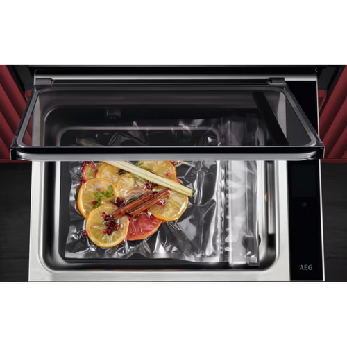 AEG NKV914T - Black Warming Drawer - Vacuum Sealing