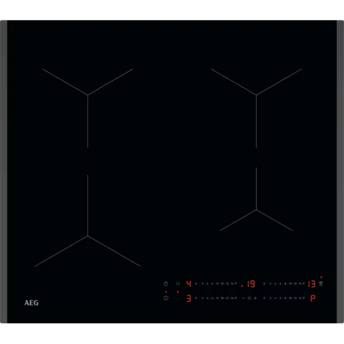 AEG TO64IA00FB - Black Induction Hob 60cm - 4 Zone - Hard Wired
