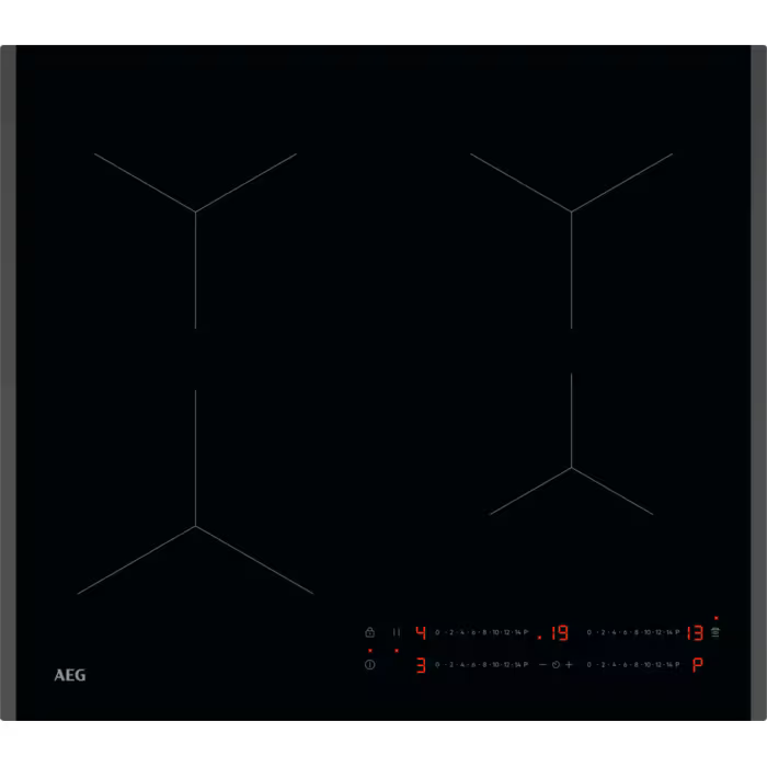 AEG TO64IA00FB - Black Induction Hob 60cm - 4 Zone - Hard Wired