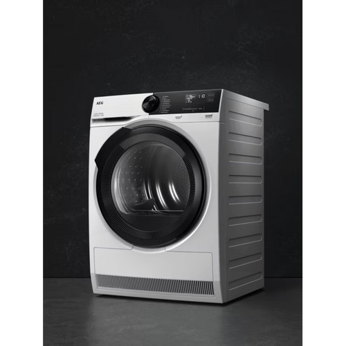 AEG TR729A4B - White 9KG Heat Pump Tumble Dryer - C Energy Rating