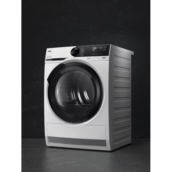 AEG TR729A4B - White 9KG Heat Pump Tumble Dryer - C Energy Rating