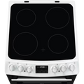 AEG CCX1530ACW - White Built-In Electric 55cm Cooker - 77L Capacity - A Energy Rating
