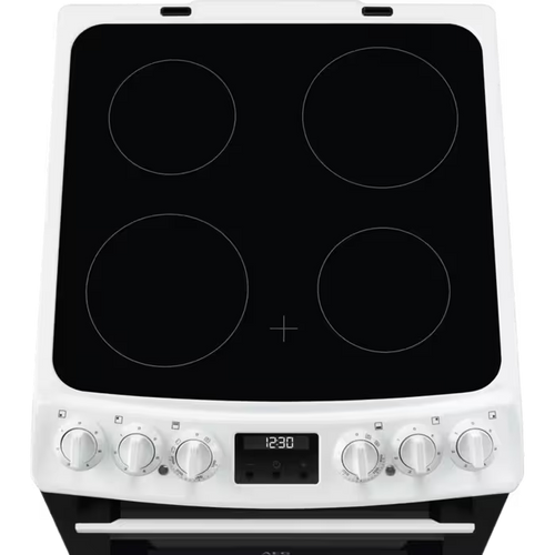 AEG CCX1530ACW - White Built-In Electric 55cm Cooker - 77L Capacity - A Energy Rating
