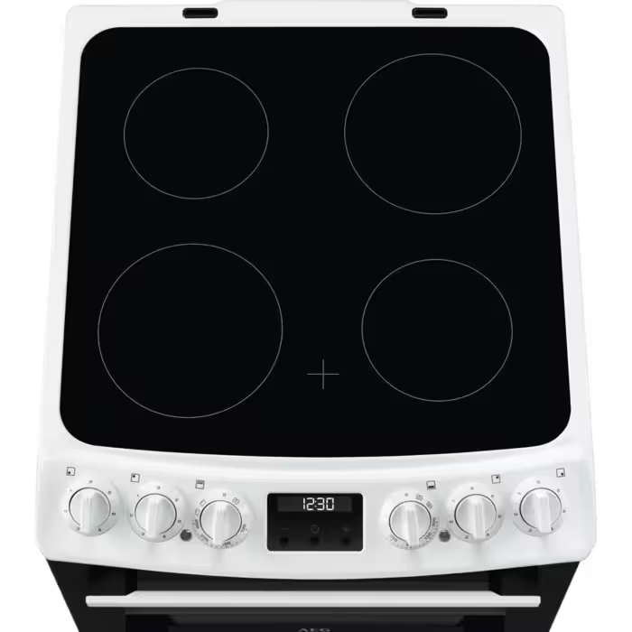 AEG CCX1530ACW - White Built-In Electric 55cm Cooker - 77L Capacity - A Energy Rating