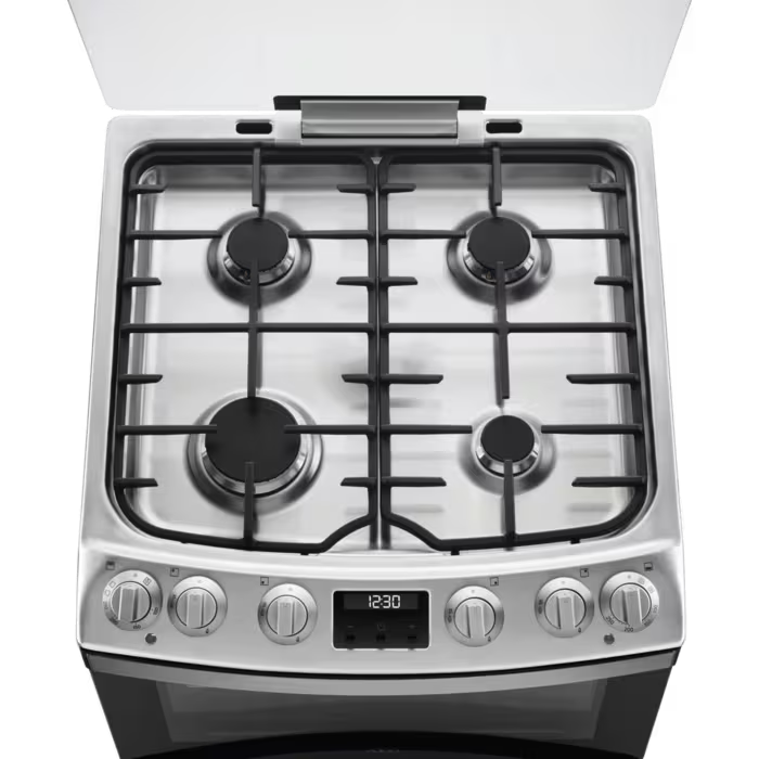 AEG CKB6540ACM - Stainless steel 4 Zone Dual Fuel Cooker - Catalytic cleaning - A/A energy