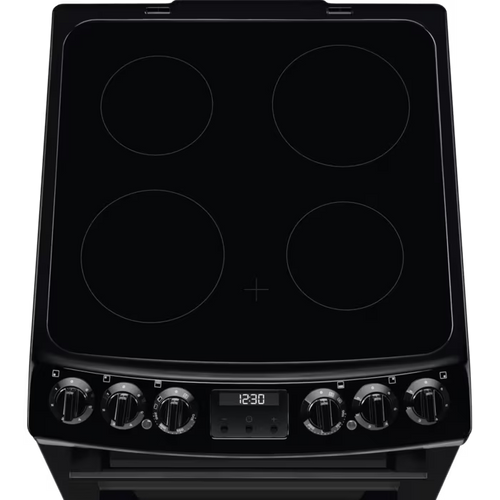 AEG CCX1530ACB - Black Ceramic Electric Cooker with Double Oven - 77/39L Capacity - A Energy Rating