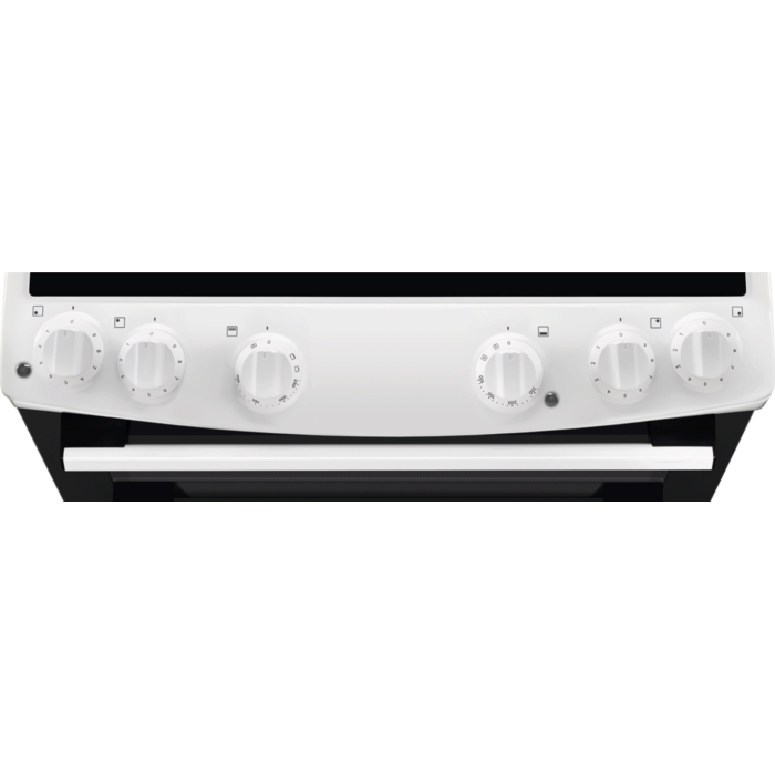 AEG CCX6501ACW - White 60cm Electric Ceramic Cooker - 77L Main/39L Second Oven - A Energy