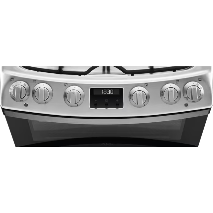 AEG CKB6540ACM - Stainless steel 4 Zone Dual Fuel Cooker - Catalytic cleaning - A/A energy