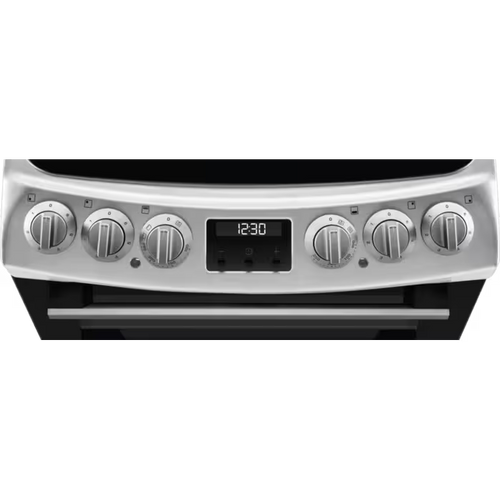 AEG CCX1530ACM - Stainless Steel Ceramic Electric Cooker with Double Oven - 77/39L - A energy