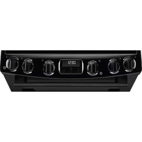 AEG CIX6540ACB - Black Induction Electric Cooker with Double Oven - 77/39L Capacity - A Energy Rating