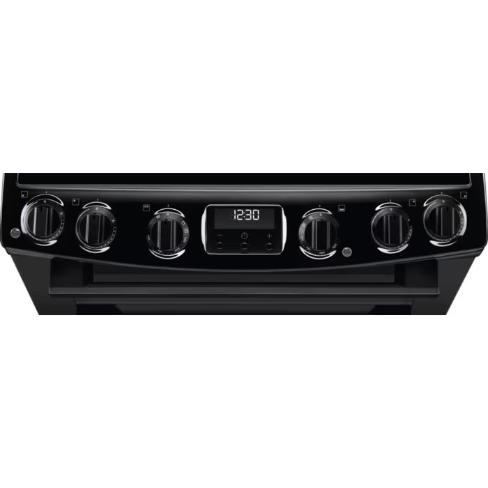 AEG CIX6540ACB - Black Induction Electric Cooker with Double Oven - 77/39L Capacity - A Energy Rating