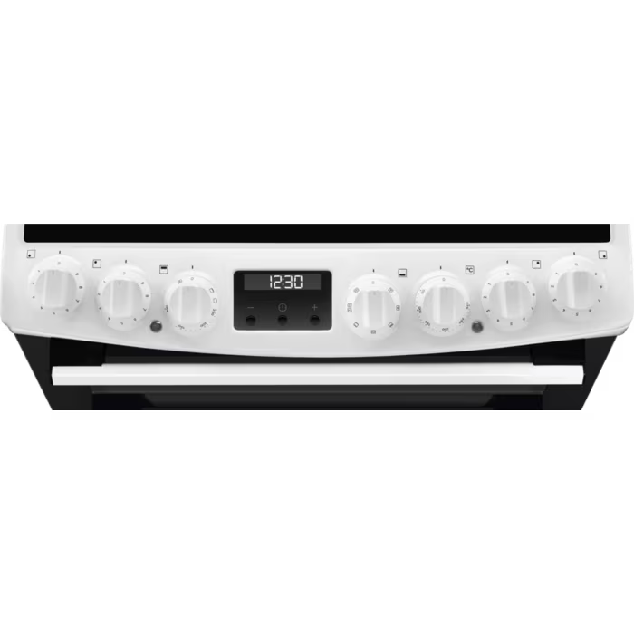 AEG CCX6740ACW - White Ceramic Electric Cooker with Double Oven - 73/39L Oven Capacity - A Energy Rating