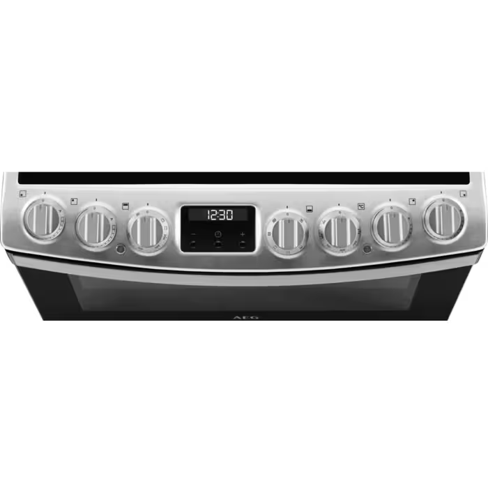 AEG CIB6734ACM - Stainless Steel Induction Electric Cooker with Double Oven - 73/39 Litres - A energy