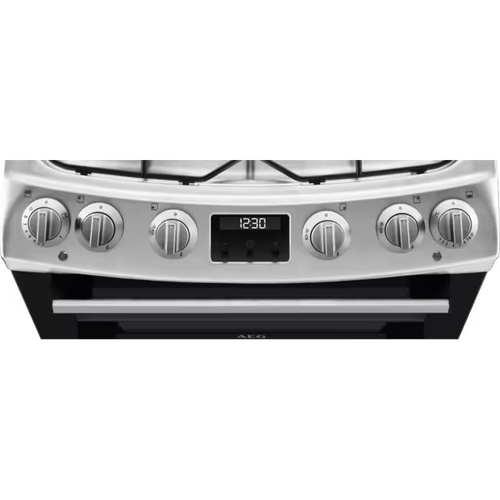 AEG CGX6130ACM - Stainless Steel Gas Cooker with Double Oven - 4 Zones - A Energy
