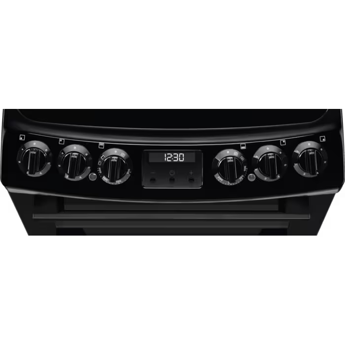 AEG CCX1530ACB - Black Ceramic Electric Cooker with Double Oven - 77/39L Capacity - A Energy Rating