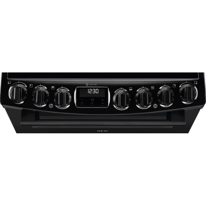 AEG CCX6740ACB - Black Ceramic Electric Cooker - Double Oven - 73/39 Liters - A energy rating