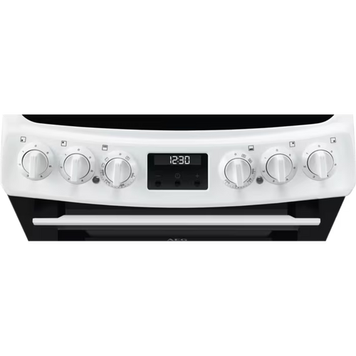 AEG CCX1530ACW - White Built-In Electric 55cm Cooker - 77L Capacity - A Energy Rating
