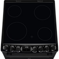AEG CCX6740ACB - Black Ceramic Electric Cooker - Double Oven - 73/39 Liters - A energy rating
