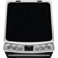 AEG CCX1530ACM - Stainless Steel Ceramic Electric Cooker with Double Oven - 77/39L - A energy