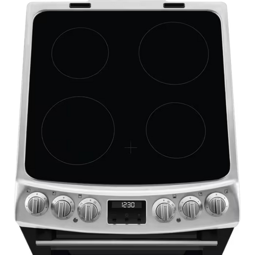 AEG CCX1530ACM - Stainless Steel Ceramic Electric Cooker with Double Oven - 77/39L - A energy