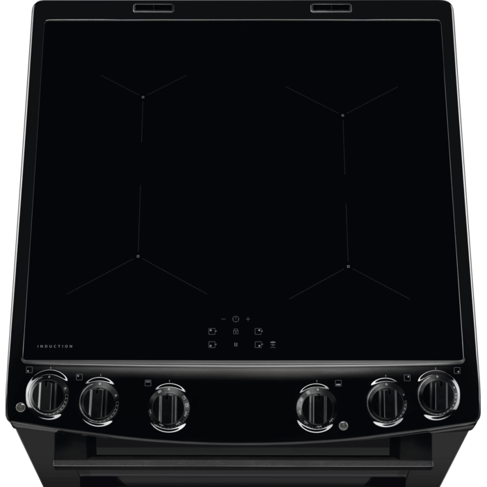AEG CIX6500ABB - Black Double Oven Induction Electric Cooker - 77/39L Oven Capacity - A Energy Rating