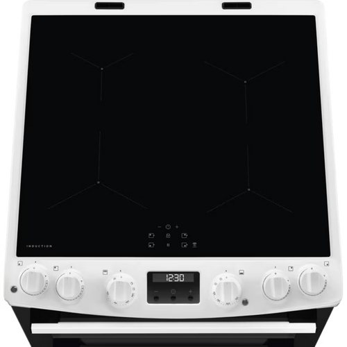 AEG CIX6540ACW - White Induction Electric Cooker with Double Oven - 77/39L Capacity - A Energy Rating