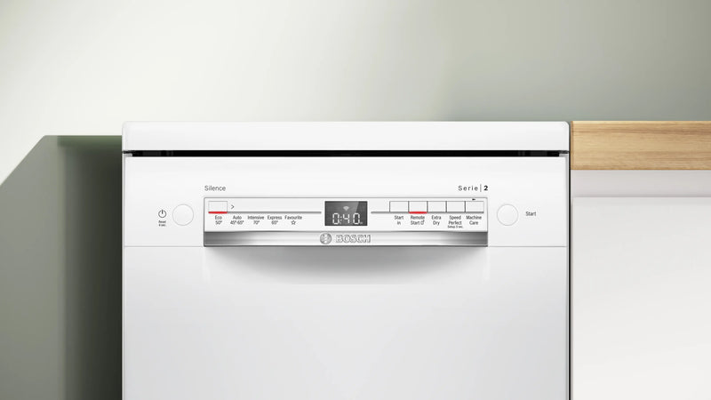 Bosch Series 2 SPS2IKW01G - White Freestanding Dishwasher - F energy